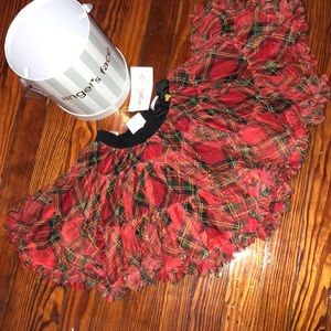 Toddler girl gorgeous plaid skirt